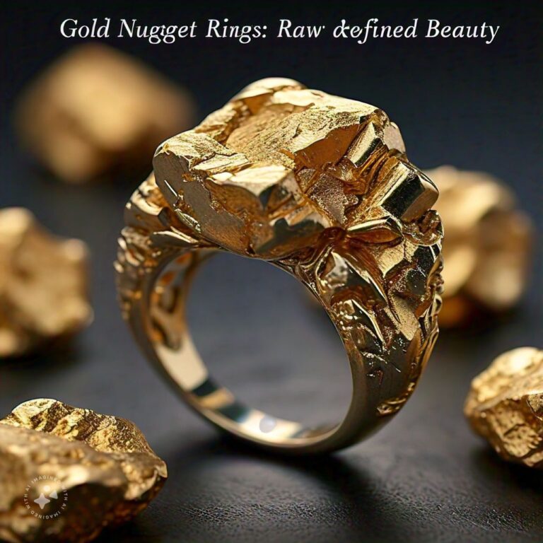 Gold Nugget Rings: Raw and Refined Beauty